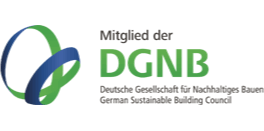Logo der deutschen Gesellschaft für Nachhaltiges Bauen.